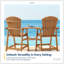 Ensemble de chaises hautes en PEHD Adirondack avec plateaux doubles amovibles (ensemble de 2)-188184637