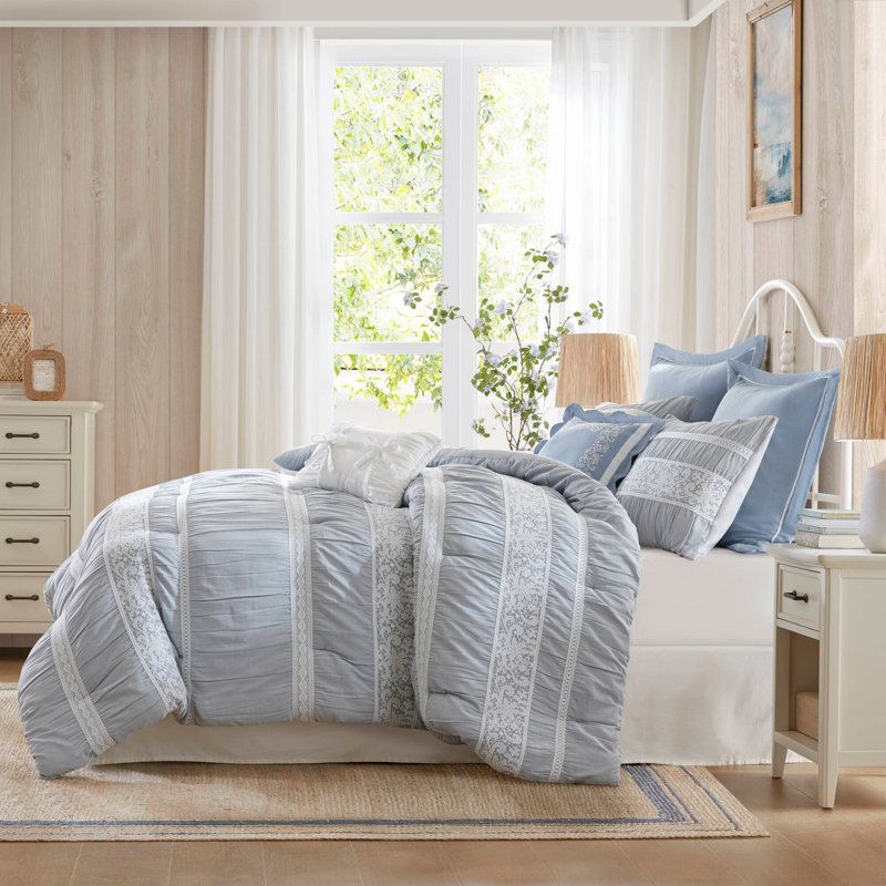 7- Piece Queen Jacquard Comforter Set