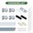 Manufactured Wood Paneled with Installation Hardware Kit Sliding Closet Doors-103180548