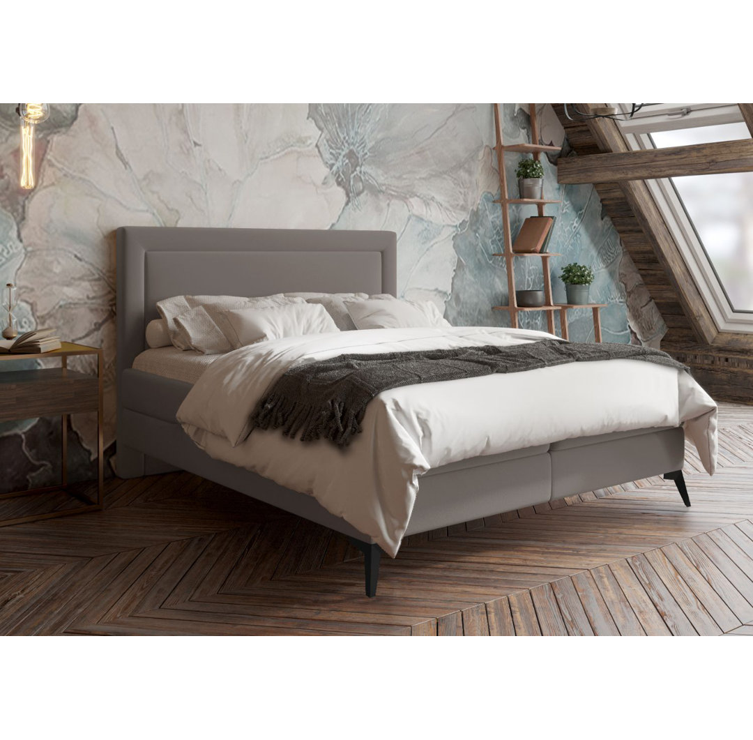 Boxspringbett Vivi mit Topper und Stauraum