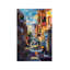 Long Hall in the City Deconstruction 1 Piece Wall Art on Canvas-1250371567-1260239059