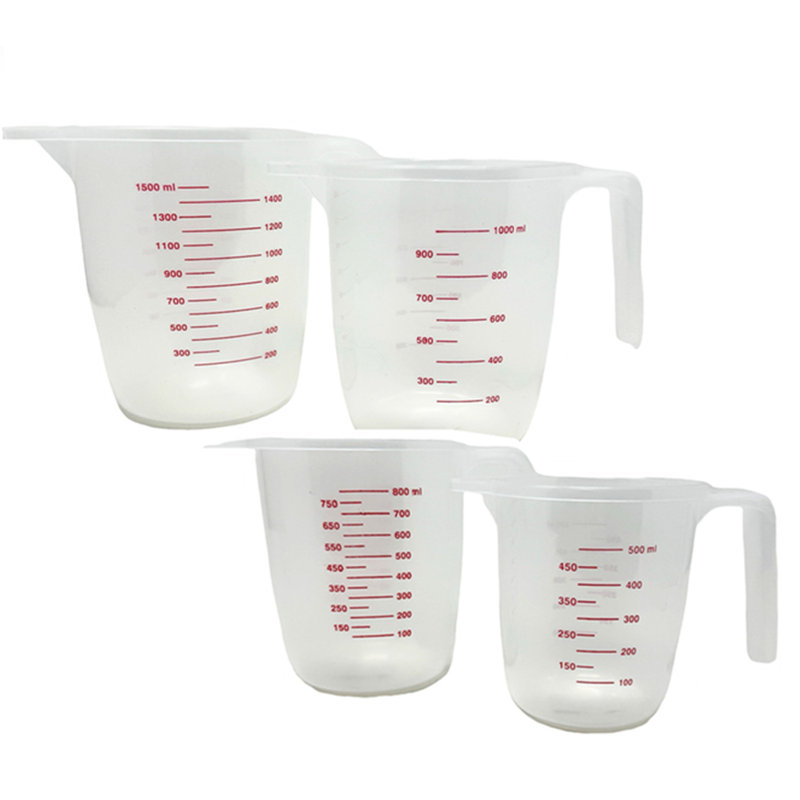 Tsyware 4 -Piece Plastic Measuring Cup Set
