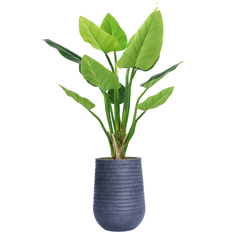 Plante artificielle en pot 66,08 po Philodendron, Noir