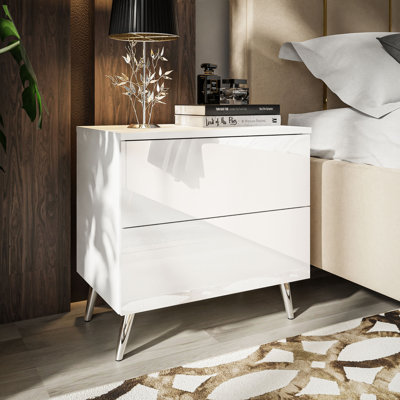 Donnington 2 Drawer Bedside Table