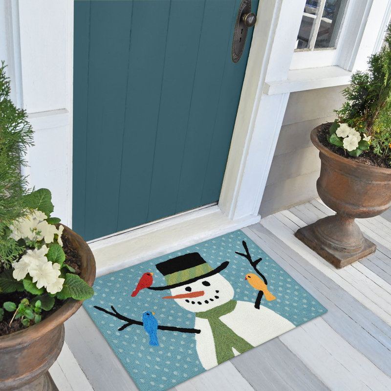 No Pattern And Not Solid Color Polyester Kitchen Mat, 20" W x 30" L