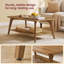 Table basse de 39,4 po avec rangement pour le salon-822516285
