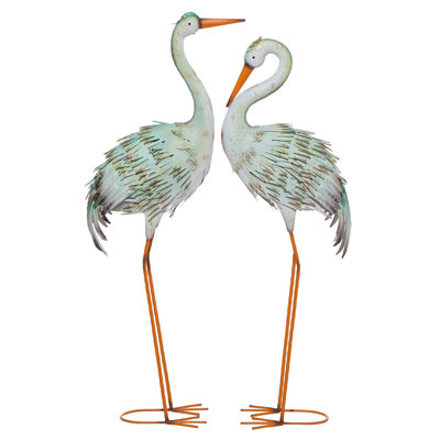 Ensemble de 2 statues de jardin Soloway