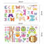 Colorful Butterflies and Owl Tree Kids Wall Sticker