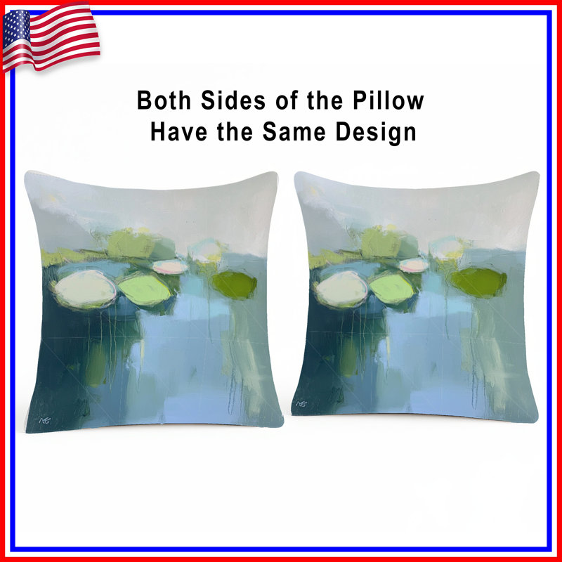 Coussin Lily, coussins double face nature, 20 po x 20 po