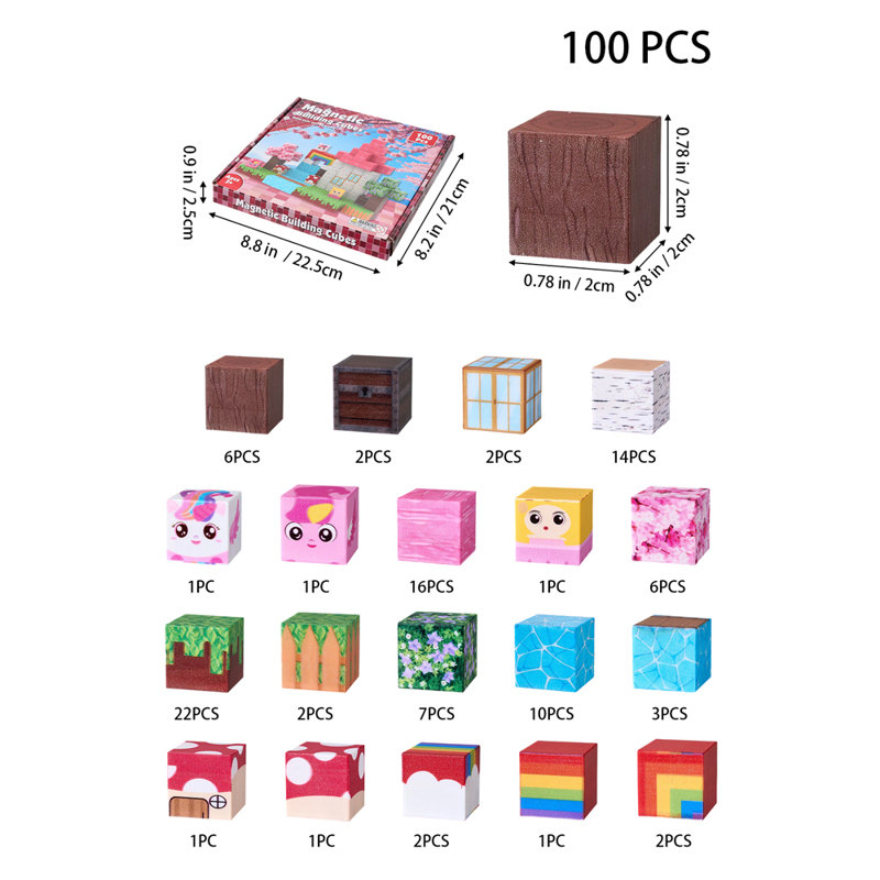Children Magnetic Building Blocks Toy Set