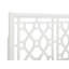 Tête de lit blanche très grand, fabriquée en bois de peuplier, 3 hauteurs ajustables, compatible avec des cadres de lit en métal standard, convient à une tête de lit très grand décor - très grand, s'adapte à la structure universelle, complète