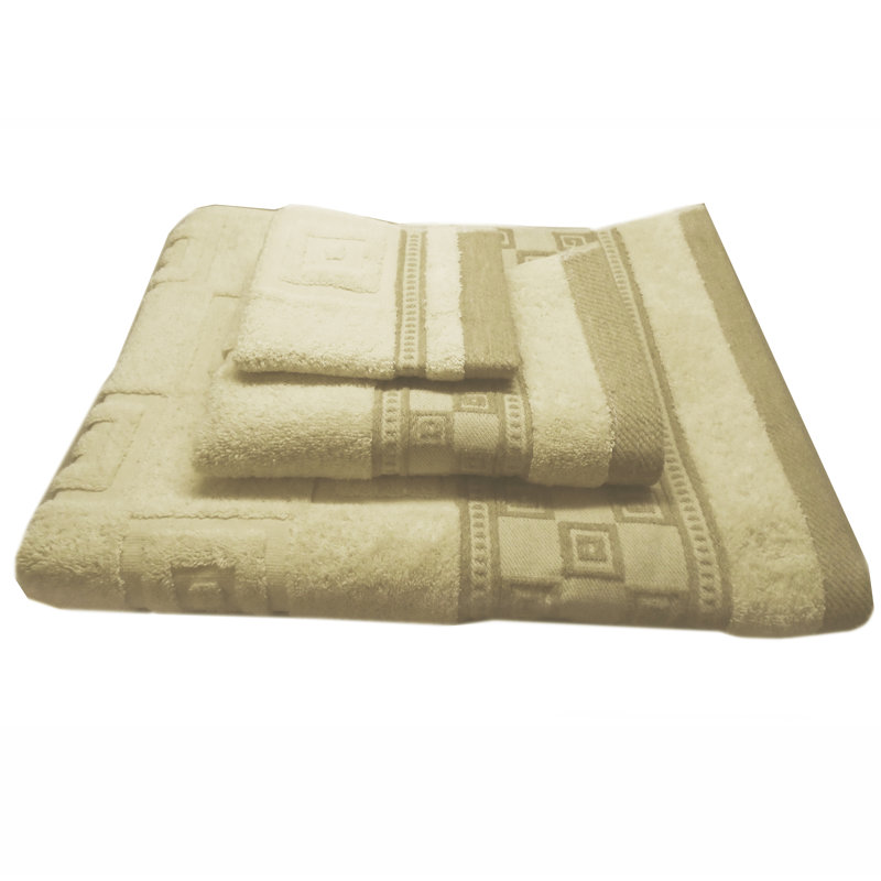 100% Cotton Plush Jacquard Mulit-Size Set