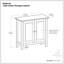 Armoire de rangement basse Amherst