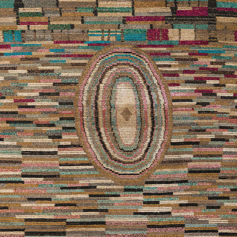 Abstract Indoor Rug, Square 3'