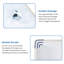 Lavabo de meuble-lavabo en céramique Pure White