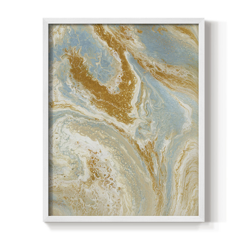 C41, reproduction encadrée - bois massif, Blanc, H 20 po x l 16 po
