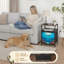 Table de chevet 2 tiroirs en tissu avec station de charge Blue Beach Ocean Dolphin Underwater World Coral Fish
