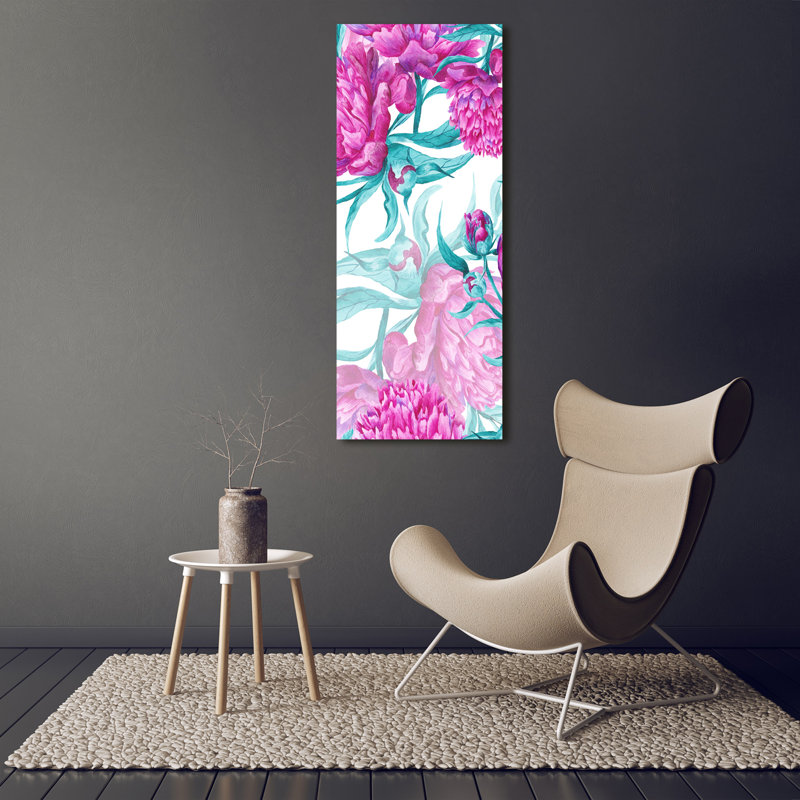 Peonies - Wrapped Canvas Print
