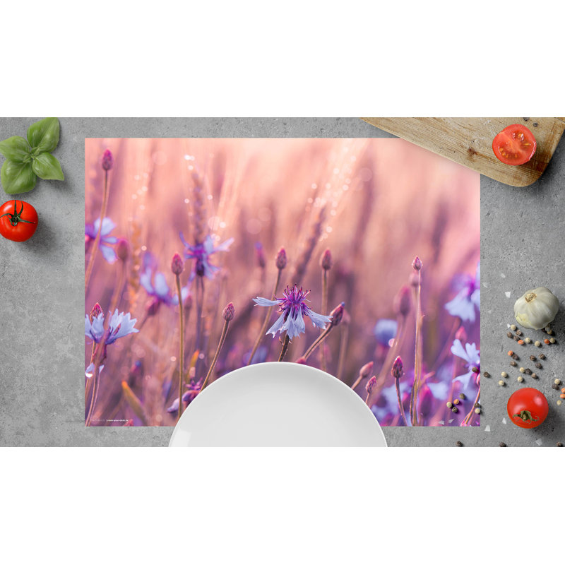 Vinyl No Pattern Rectangle Placemat