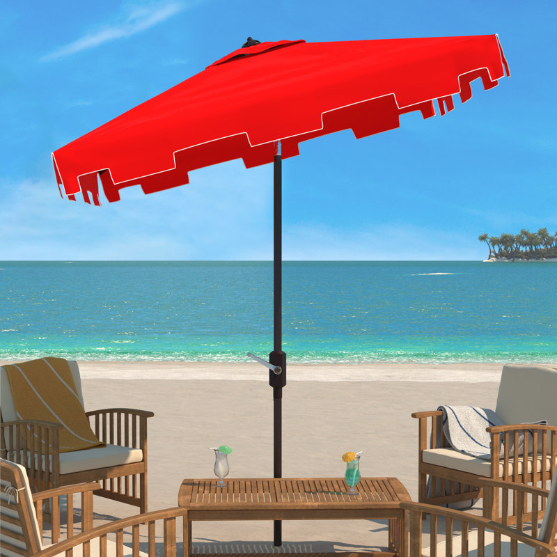 Parasol de marché carré 7,5 pi Towerside, Rouge