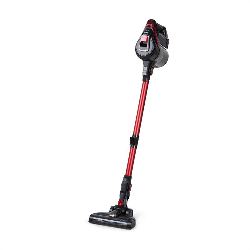 Klarstein Cleanbutler Cordless Bagless Canister Vacuum, Red