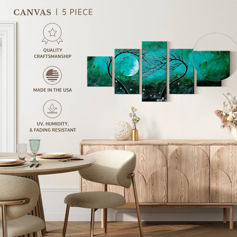 Emerald Dream, 24" H x 55" W