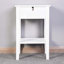 Table de rangement de salle de bain sur pied avec tiroir