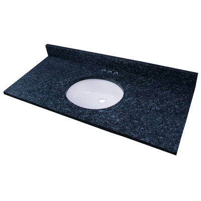 Plateau de meuble-lavabo simple 49 po avec lavabo