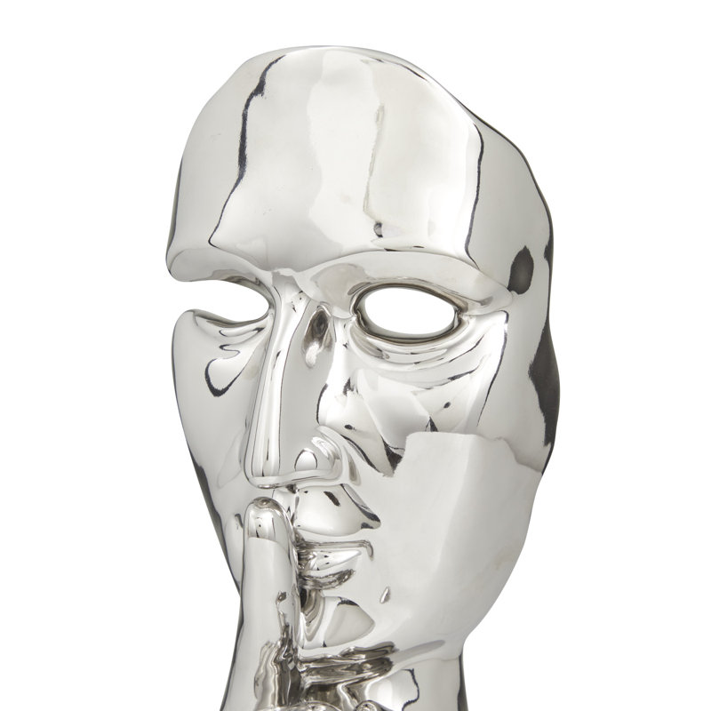 Sculpture décorative Tory, Argent