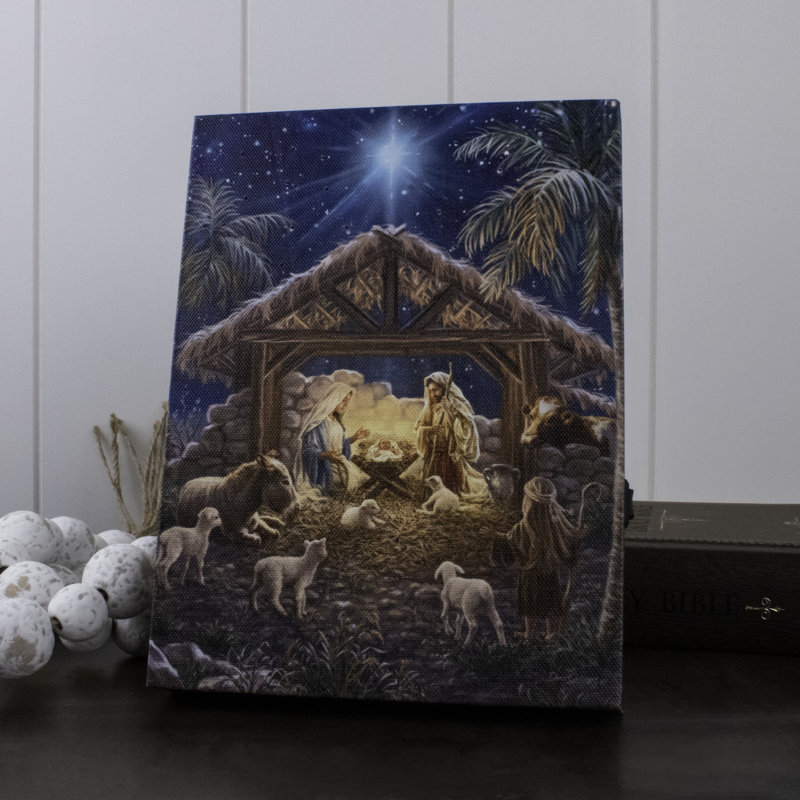 Toile de table éclairée Oh Night Divine 8X6