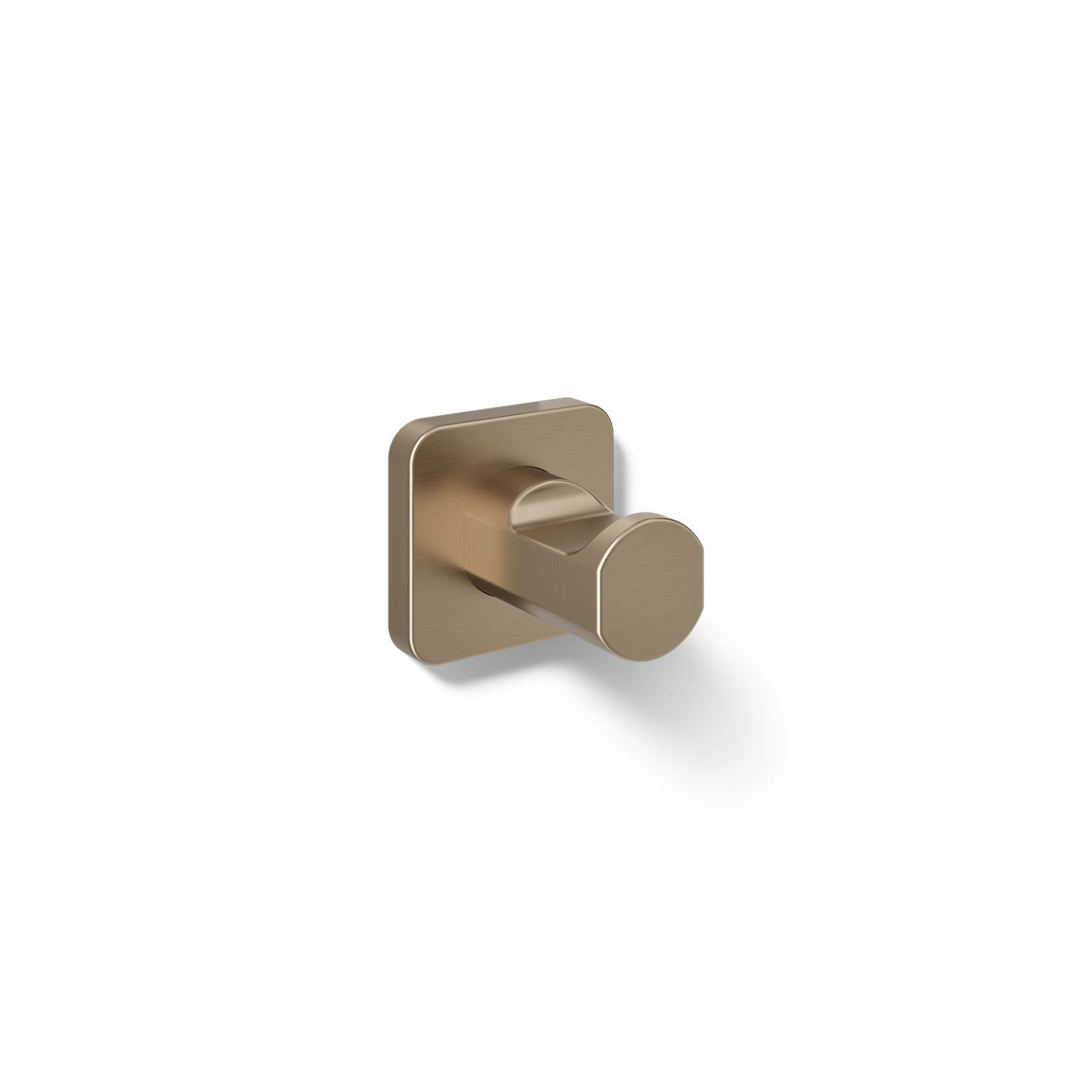 Parallel Robe Hook, Brushed Bronze