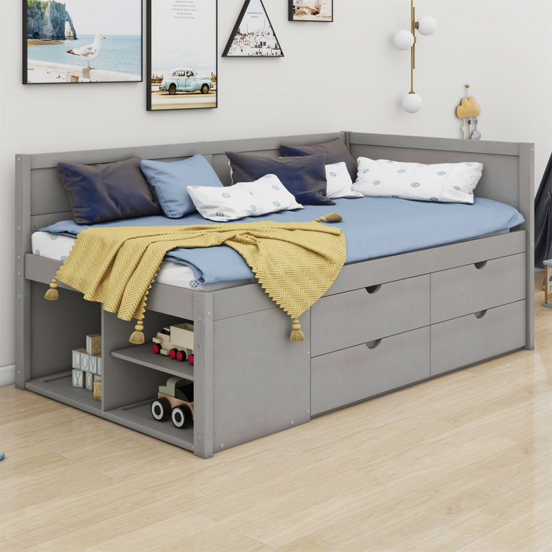 Daybed, Twin, Gray