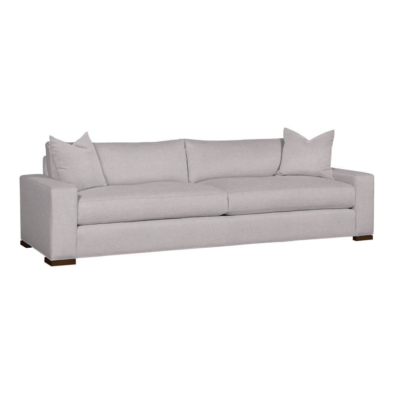 Paxton 109" Two Seat Extended Sofa, Nadia Linen, Havana