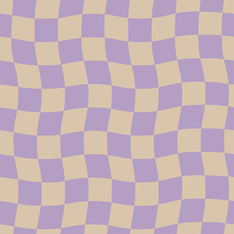 Papier peint adhésif à carreaux Groovy, Mauve