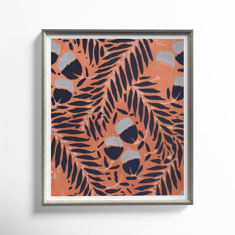 Asian Textile Designs - Picture Frame Graphic Art Print