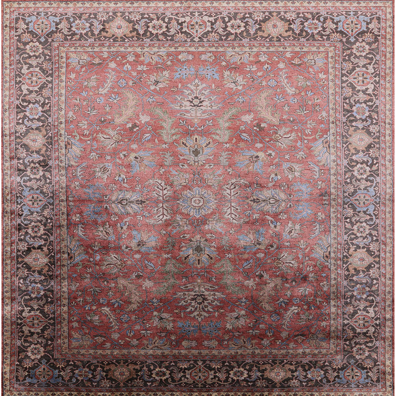 Tapis oriental Landaff, Carré 5 pi