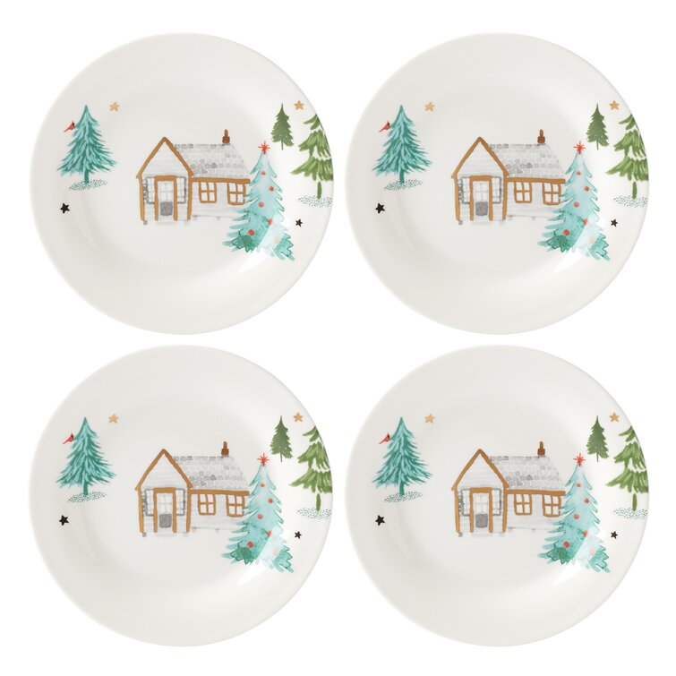 Balsam Lane Snowman Accent Plate