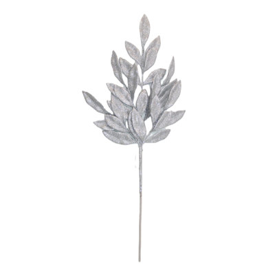 24in(s) Silver Laurel Leaf Pick
