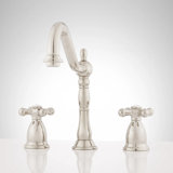 Victorian Widespread Bathroom Faucet with Cross Handles