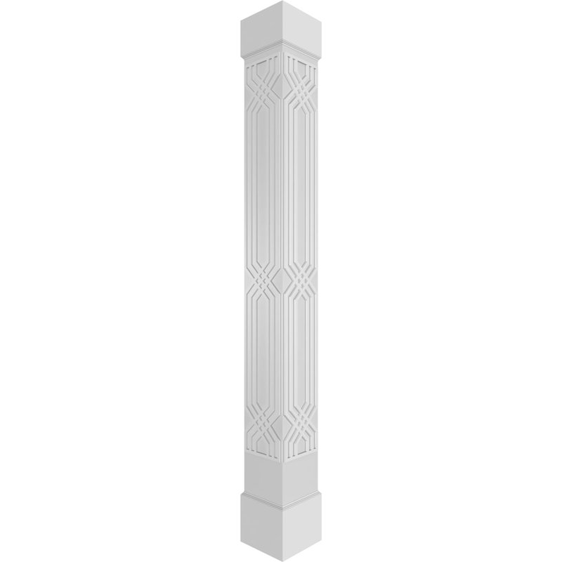 Carré Craftsman Classic Atlas non effilé avec colonne standard standard et capitonnage standard