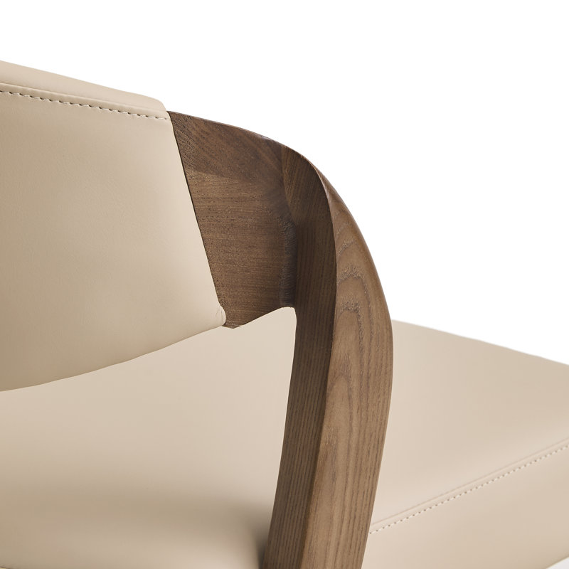 Chaise d'appoint rembourrée Aiko crème, Cream