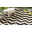 Tapis intérieur / extérieur en coton noir / beige Arneshia-20794142