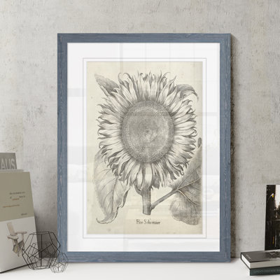 " Fresco Sunflower I " by Paul Cezanne Acrylic Painting