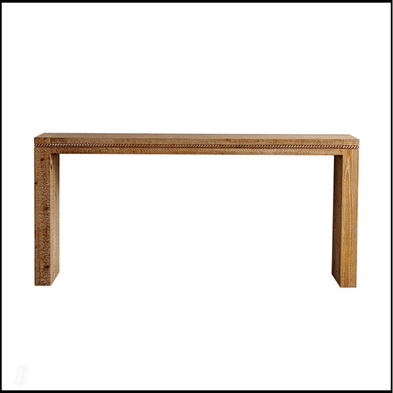 Console en bois massif pour le salon, canapé long et étroit avec design rétro pour le couloir et le vestibule