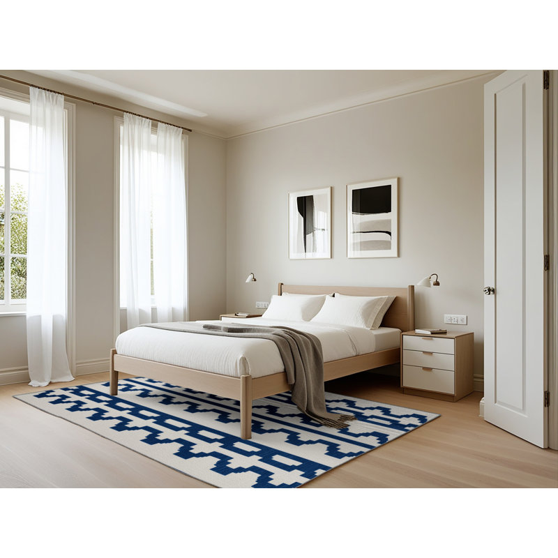 Machine Washable Trellis Gray Area Rug, Rectangle 5' x 7'