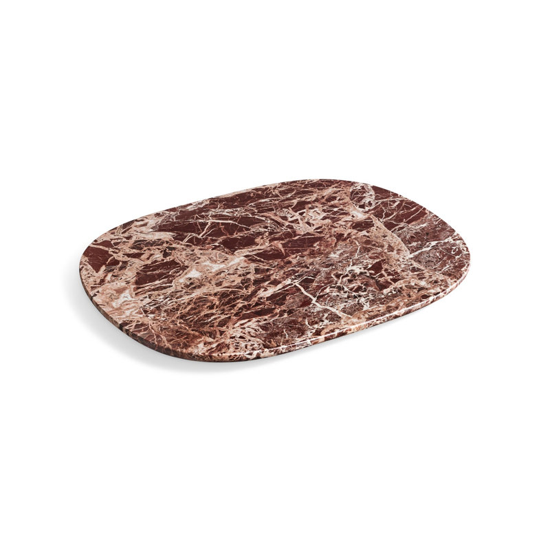 Delicious Marble Decorative Tray, 1" H x 16" W x 13" D, Cherry Marble