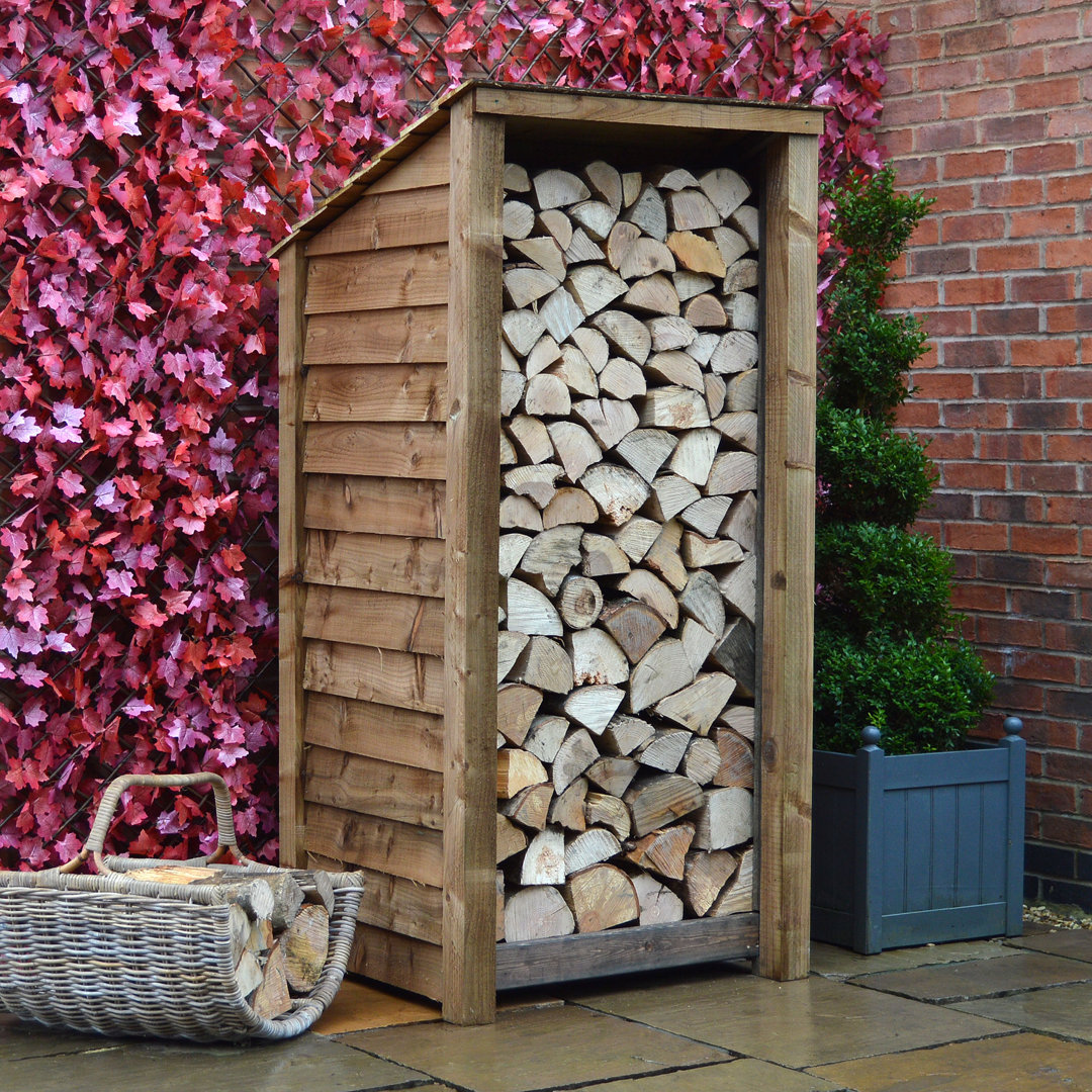 3 Ft. x 3 Ft. Wood Log Store