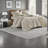 Premium Oversized Cotton Bedding Sets, Geometric Comforter For Modern Home