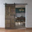 Porte de grange à panneaux en bois S Series avec trousse de quincaillerie d'installation-63170920-87902537
