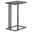 Table de bout en forme de C avec plateau en marbre Amenadiel Gris-115279775-115279774